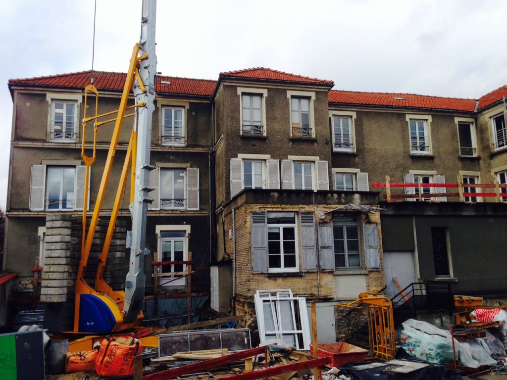 rénovation de bâtiment avant